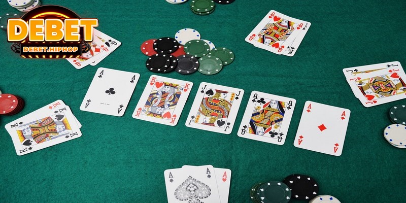 Các vòng chơi trong poker DEBET